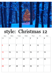 December Christmas calendar