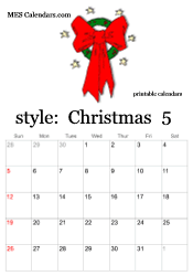 May Christmas calendar